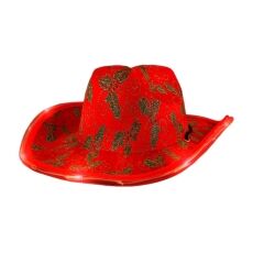 Light Up Holly Leaves and Glitz Red Christmas Cowboy Hat All Products Light Up Holly Leaves and Glitz Red Christmas Cowboy Hat All Products 6