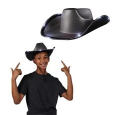 Light Up Shiny Satin Metallic Space Cowboy Hat Dark Silver All Products Light Up Shiny Satin Metallic Space Cowboy Hat Dark Silver All Products 7