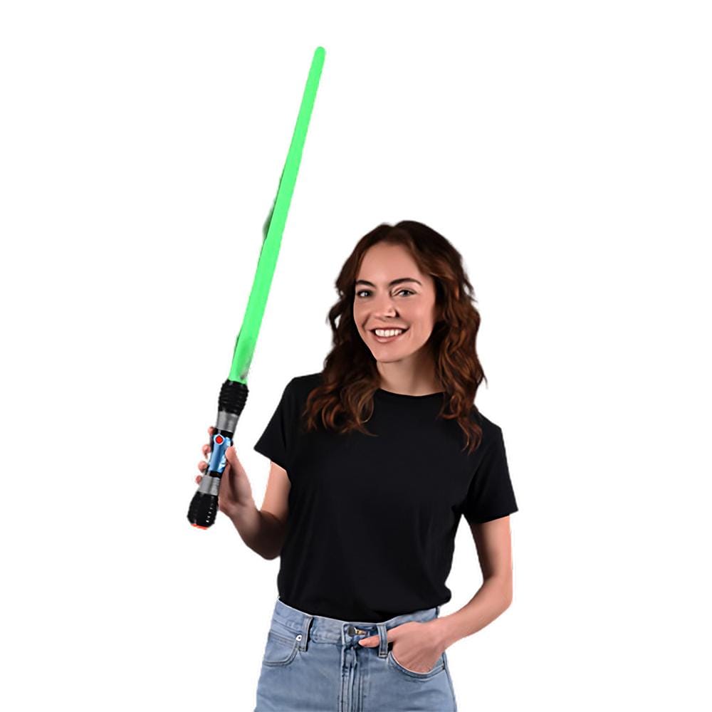 Galactic LED Expandable Green Light Saber Sword 4th of July Galactic LED Expandable Green Light Saber Sword 4th of July 3