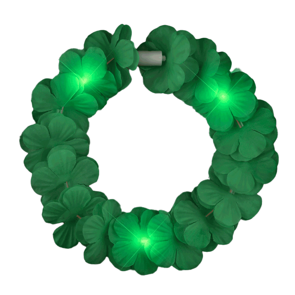 Island Girl Tropical Flower Crown Lei Headband Green for Mardi Gras All Products Island Girl Tropical Flower Crown Lei Headband Green for Mardi Gras All Products 4