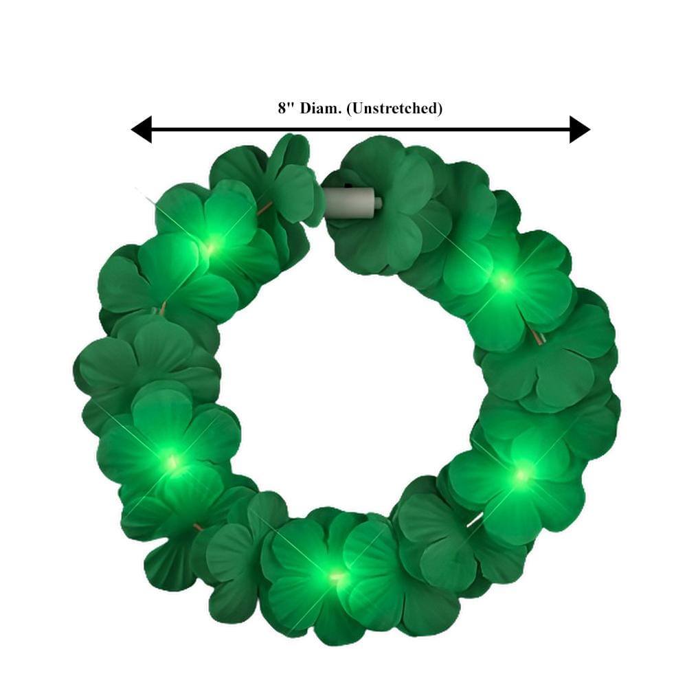 Island Girl Tropical Flower Crown Lei Headband Green for Mardi Gras All Products Island Girl Tropical Flower Crown Lei Headband Green for Mardi Gras All Products 6