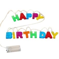 Light Up Happy Birthday LED String Lights Decoration All Products Light Up Happy Birthday LED String Lights Decoration All Products 6