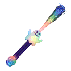 Light Up Multicolored Fiber Optic Ghost Wand with Crystal Ball All Products Light Up Multicolored Fiber Optic Ghost Wand with Crystal Ball All Products 4