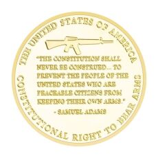 USA The Second Amendment Military Guns Gold Plated Challenge Coin All Products USA The Second Amendment Military Guns Gold Plated Challenge Coin All Products 6