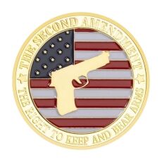 USA The Second Amendment Military Guns Gold Plated Challenge Coin All Products USA The Second Amendment Military Guns Gold Plated Challenge Coin All Products 5