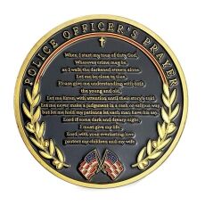 Police Officer Prayer Law Enforcement Thin Blue Line Gold Plated Coin All Products Police Officer Prayer Law Enforcement Thin Blue Line Gold Plated Coin All Products 4
