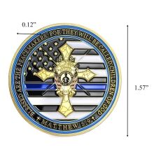 Police Officer Prayer Law Enforcement Thin Blue Line Gold Plated Coin All Products Police Officer Prayer Law Enforcement Thin Blue Line Gold Plated Coin All Products 5