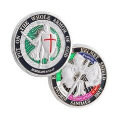 Put on the Whole Armor of God Christian Silver Plated Coin All Products Put on the Whole Armor of God Christian Silver Plated Coin All Products 5