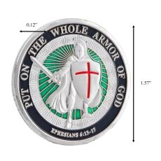 Put on the Whole Armor of God Christian Silver Plated Coin All Products Put on the Whole Armor of God Christian Silver Plated Coin All Products 6