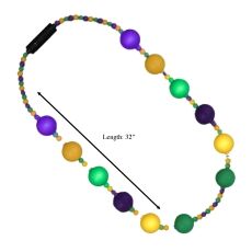 Light Up Party Balls Mardi Gras Beaded Festival Necklace All Products Light Up Party Balls Mardi Gras Beaded Festival Necklace All Products 4