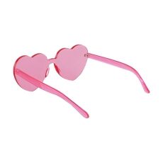 Unlit Heart Shaped Pink Frameless Fashion Glasses All Products Unlit Heart Shaped Pink Frameless Fashion Glasses All Products 4
