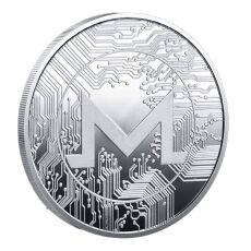 Monero Blockchain Crypto Silver Plated Coin All Products Monero Blockchain Crypto Silver Plated Coin All Products 4