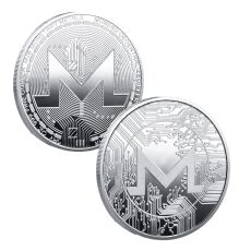 Monero Blockchain Crypto Silver Plated Coin All Products Monero Blockchain Crypto Silver Plated Coin All Products 6