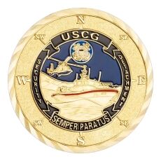 Semper Paratus US Coast Guard Commemorative Gold Plated Coin All Products Semper Paratus US Coast Guard Commemorative Gold Plated Coin All Products 4