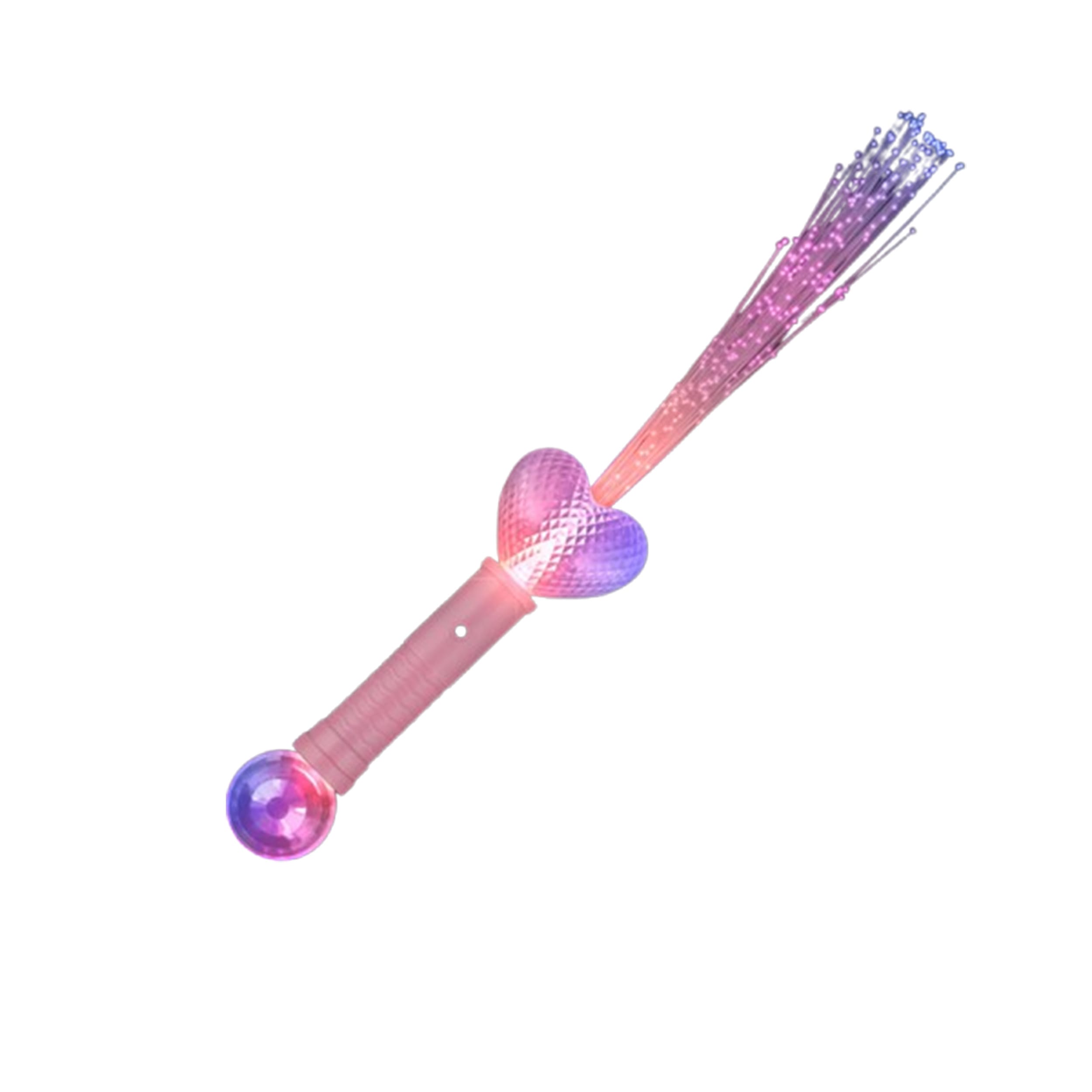 Light Up Fiber Optic Heart Wand with Prism Ball All Products Light Up Fiber Optic Heart Wand with Prism Ball All Products 3