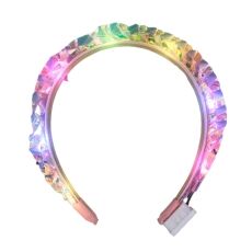 Light Up LED Iridescent Braid Headband All Products Light Up LED Iridescent Braid Headband All Products 7