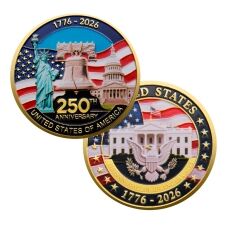 1776 to 2026 United States 250th Anniversary Commemorative Coin 4th of July 1776 to 2026 United States 250th Anniversary Commemorative Coin 4th of July 6