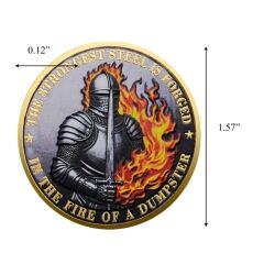 Knight Dumpster Fire Department Challenge Gold Plated Coin All Products Knight Dumpster Fire Department Challenge Gold Plated Coin All Products 4