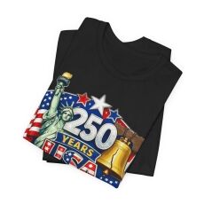 250 Years USA graphic tee | American flag, Statue of Liberty, Liberty Bell 4th of July 250 Years USA graphic tee | American flag, Statue of Liberty, Liberty Bell 4th of July 11