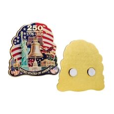 1776 to 2026 US 250th Anniversary Magnet Liberty Bell Statue of Liberty and American Flag 4th of July 1776 to 2026 US 250th Anniversary Magnet Liberty Bell Statue of Liberty and American Flag 4th of July 6