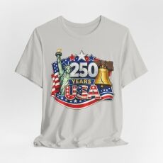 250 Years USA graphic tee | American flag, Statue of Liberty, Liberty Bell 4th of July 250 Years USA graphic tee | American flag, Statue of Liberty, Liberty Bell 4th of July 6