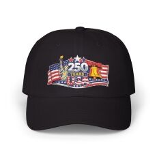 Baseball Cap – 250 Years USA Liberty Bell, Statue of Liberty & USA Flag Embroidered Hat 4th of July Baseball Cap – 250 Years USA Liberty Bell, Statue of Liberty & USA Flag Embroidered Hat 4th of July 4