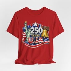 250 Years USA graphic tee | American flag, Statue of Liberty, Liberty Bell 4th of July 250 Years USA graphic tee | American flag, Statue of Liberty, Liberty Bell 4th of July 30