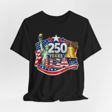 250 Years USA graphic tee | American flag, Statue of Liberty, Liberty Bell 4th of July 250 Years USA graphic tee | American flag, Statue of Liberty, Liberty Bell 4th of July 12