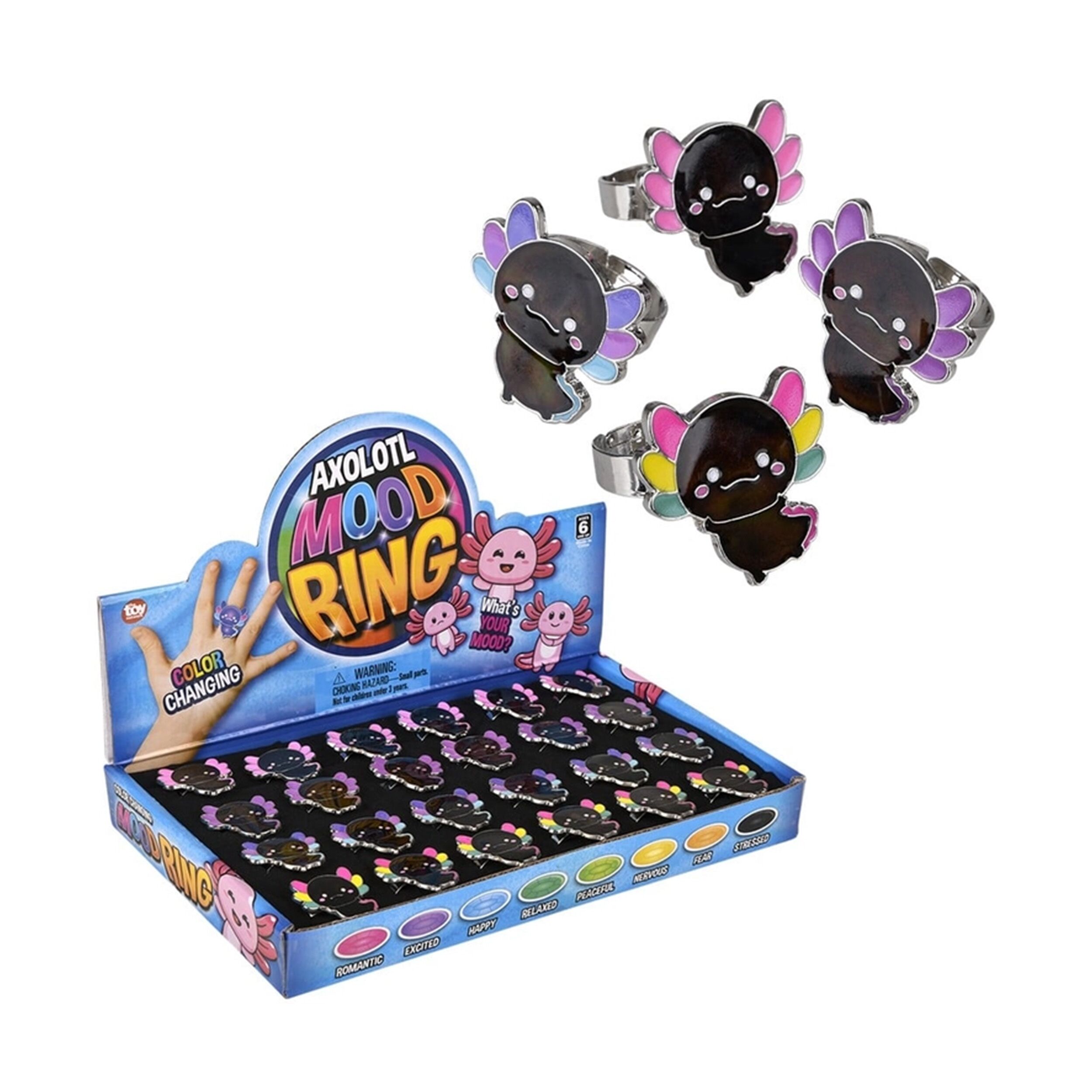 Adjustable Assorted Axolotl Themed Mood Ring Collect Them All All Products Adjustable Assorted Axolotl Themed Mood Ring Collect Them All All Products 9