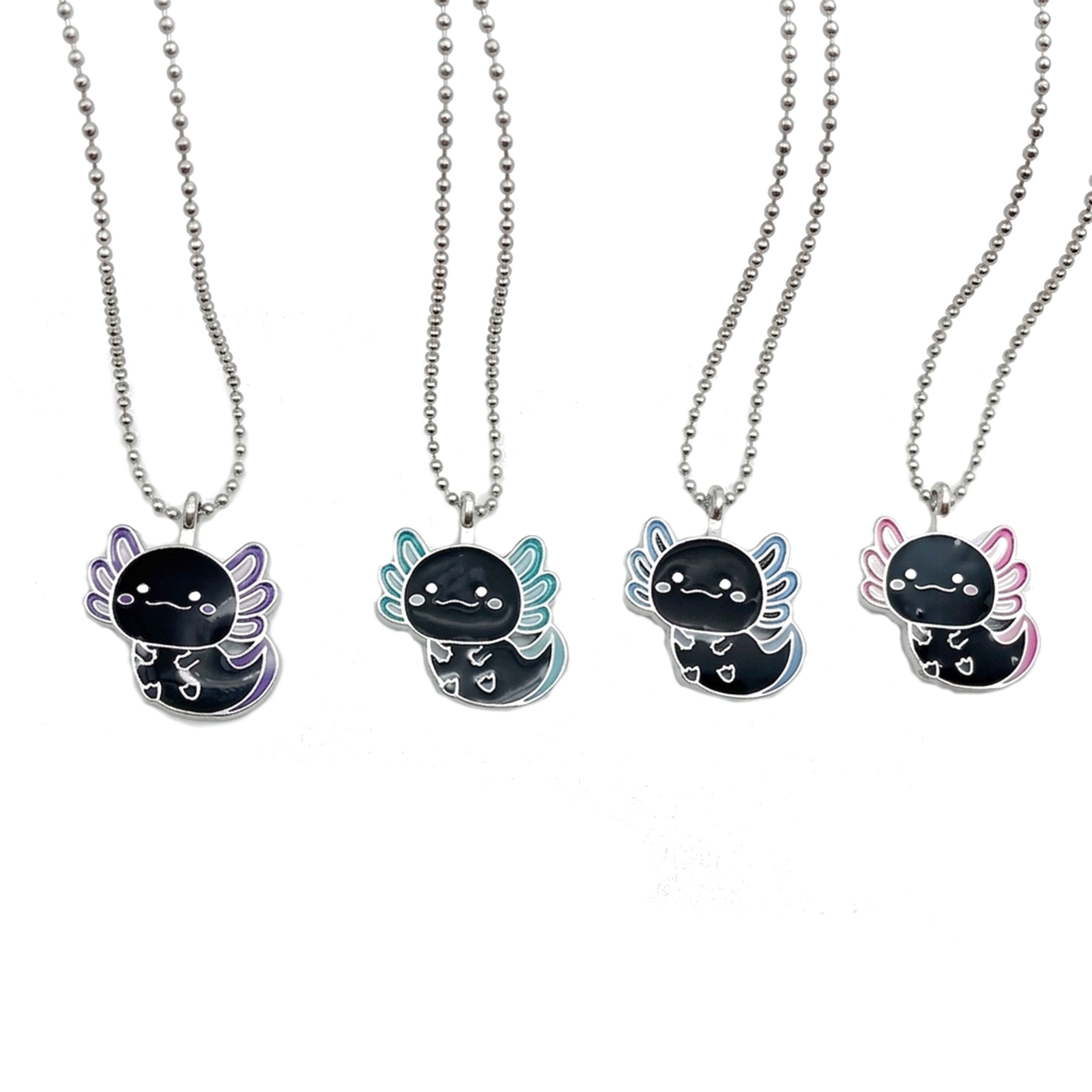 Color Changing Axolotl Charm Mood Necklace All Products Color Changing Axolotl Charm Mood Necklace All Products 9