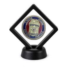 Police and Law Enforcement Coin Display Stand with Coin of Choice Challenge Coins Police and Law Enforcement Coin Display Stand with Coin of Choice Challenge Coins 31