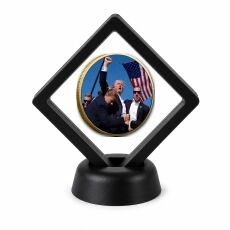 Donald Trump and Political Coin Display Stand with Coin of Choice Challenge Coins Donald Trump and Political Coin Display Stand with Coin of Choice Challenge Coins 15