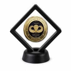 US Army Coin Display Stand with Coin of Choice Army Coins US Army Coin Display Stand with Coin of Choice Army Coins 4
