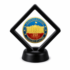 250th Anniversary Coin Display Stand with Coin of Choice Challenge Coins 250th Anniversary Coin Display Stand with Coin of Choice Challenge Coins 12