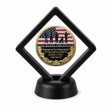 Police and Law Enforcement Coin Display Stand with Coin of Choice Challenge Coins Police and Law Enforcement Coin Display Stand with Coin of Choice Challenge Coins 5