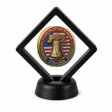 250th Anniversary Coin Display Stand with Coin of Choice Challenge Coins 250th Anniversary Coin Display Stand with Coin of Choice Challenge Coins 7