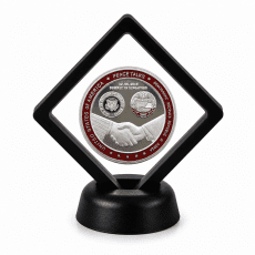 Donald Trump and Political Coin Display Stand with Coin of Choice Challenge Coins Donald Trump and Political Coin Display Stand with Coin of Choice Challenge Coins 12