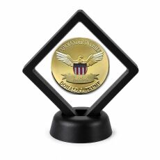 Donald Trump and Political Coin Display Stand with Coin of Choice Challenge Coins Donald Trump and Political Coin Display Stand with Coin of Choice Challenge Coins 6
