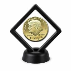 Donald Trump and Political Coin Display Stand with Coin of Choice Challenge Coins Donald Trump and Political Coin Display Stand with Coin of Choice Challenge Coins 5