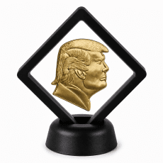 Donald Trump and Political Coin Display Stand with Coin of Choice Challenge Coins Donald Trump and Political Coin Display Stand with Coin of Choice Challenge Coins 9