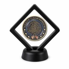 US Air Force and Space Force Coin Display Stand with Coin of Choice Air Force US Air Force and Space Force Coin Display Stand with Coin of Choice Air Force 4