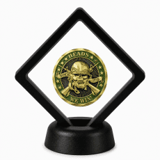 US Marine Corps Coin Display Stand with Coin of Choice Challenge Coins US Marine Corps Coin Display Stand with Coin of Choice Challenge Coins 7