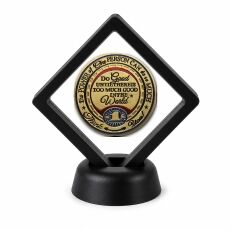 Veterans and Military Coin Display Stand with Coin of Choice Challenge Coins Veterans and Military Coin Display Stand with Coin of Choice Challenge Coins 6
