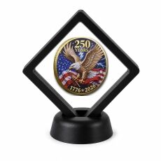 250th Anniversary Coin Display Stand with Coin of Choice Challenge Coins 250th Anniversary Coin Display Stand with Coin of Choice Challenge Coins 14