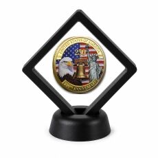 250th Anniversary Coin Display Stand with Coin of Choice Challenge Coins 250th Anniversary Coin Display Stand with Coin of Choice Challenge Coins 13
