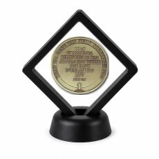 Christian Faith Coin Display Stand with Coin of Choice Challenge Coins Christian Faith Coin Display Stand with Coin of Choice Challenge Coins 16