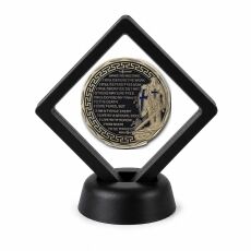 Police and Law Enforcement Coin Display Stand with Coin of Choice Challenge Coins Police and Law Enforcement Coin Display Stand with Coin of Choice Challenge Coins 10