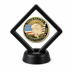 Veterans and Military Coin Display Stand with Coin of Choice Challenge Coins Veterans and Military Coin Display Stand with Coin of Choice Challenge Coins 10