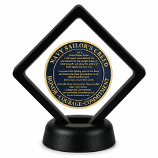 US Navy Coin Display Stand with Coin of Choice Challenge Coins US Navy Coin Display Stand with Coin of Choice Challenge Coins 8
