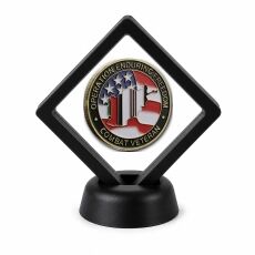 Veterans and Military Coin Display Stand with Coin of Choice Challenge Coins Veterans and Military Coin Display Stand with Coin of Choice Challenge Coins 12